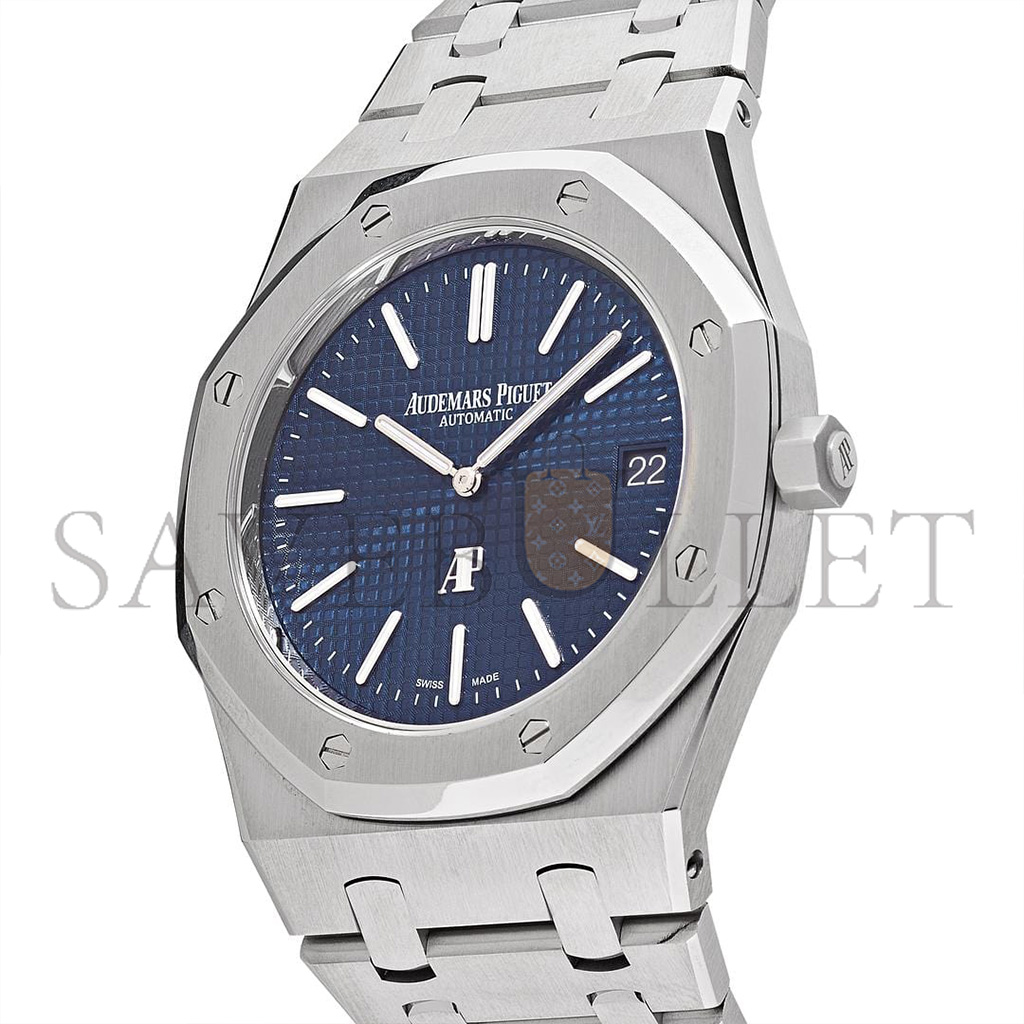 AUDEMARS PIGUET ROYAL OAK 'JUMBO' AUTO STEEL 39MM WATCH 15202ST.OO.1240ST.01